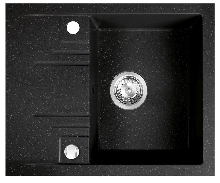 FDesign Carioca Granitspüle 58x48 cm grau/graphit/onyx FD9-12-4858-02
