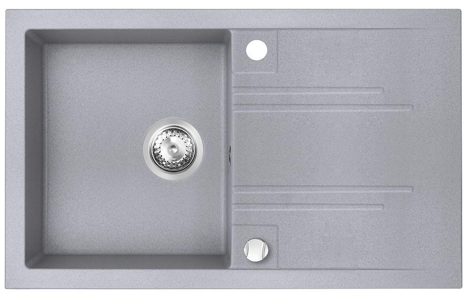 FDesign Carioca Granitspüle 78x48 cm grau/graphit/onyx FD9-13-4878-44