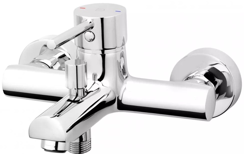 FDesign Flusso badewannen- und duscharmatur Wand chrom FD1-FLS-1-11