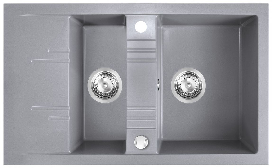 FDesign Carioca Granitspüle 79x48 cm grau/graphit/onyx FD9-15-4879-44