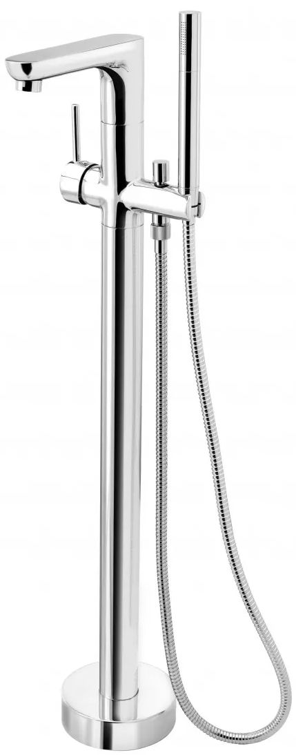 FDesign Flusso badewannen- und duscharmatur freistehend chrom FD1-FLS-11F-11