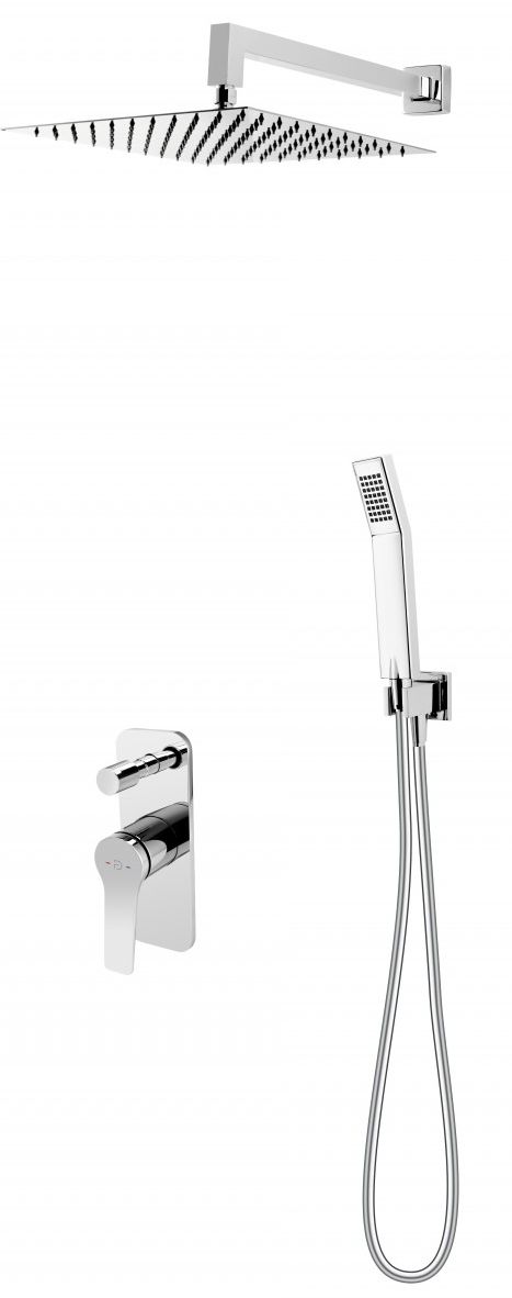 FDesign Seppia Duschset Unterputz mit Regenbrause chrom FD1-SPA-7PSET-11