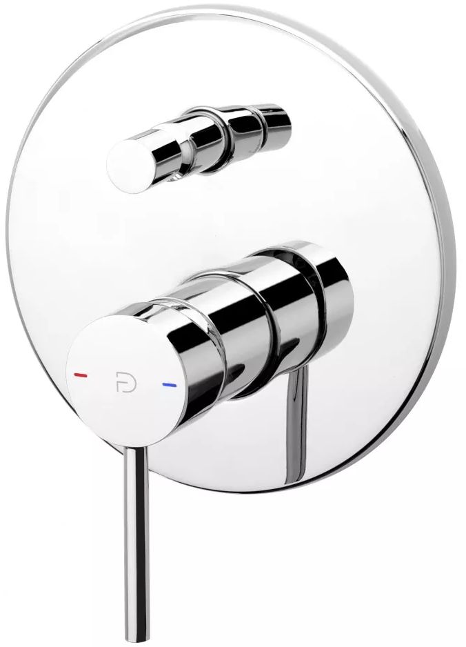 FDesign Flusso badewannen- und duscharmatur Unterputz chrom FD1-FLS-7P-11