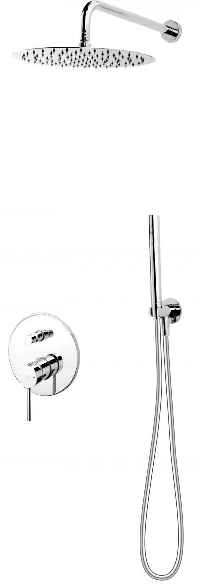 FDesign Flusso Duschset Unterputz mit Regenbrause chrom FD1-FLS-7PSET1-11