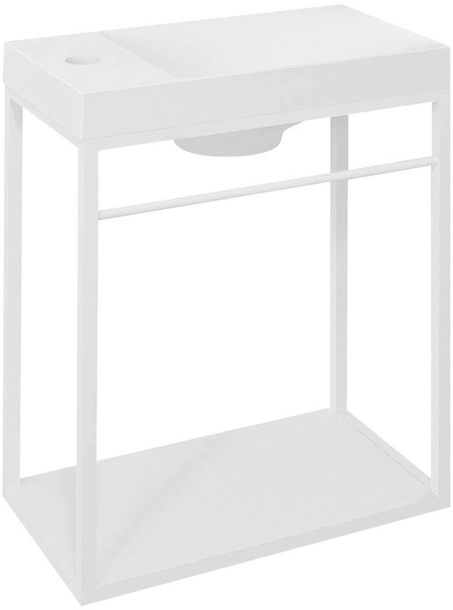 Sapho Crest Konsole 39.5x21.7x45 cm weiß AR502