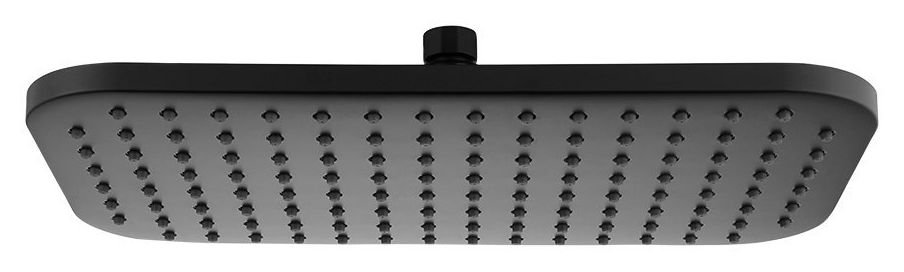 Aqualine Kopfbrause 35x20 cm rechteckig schwarz SC296