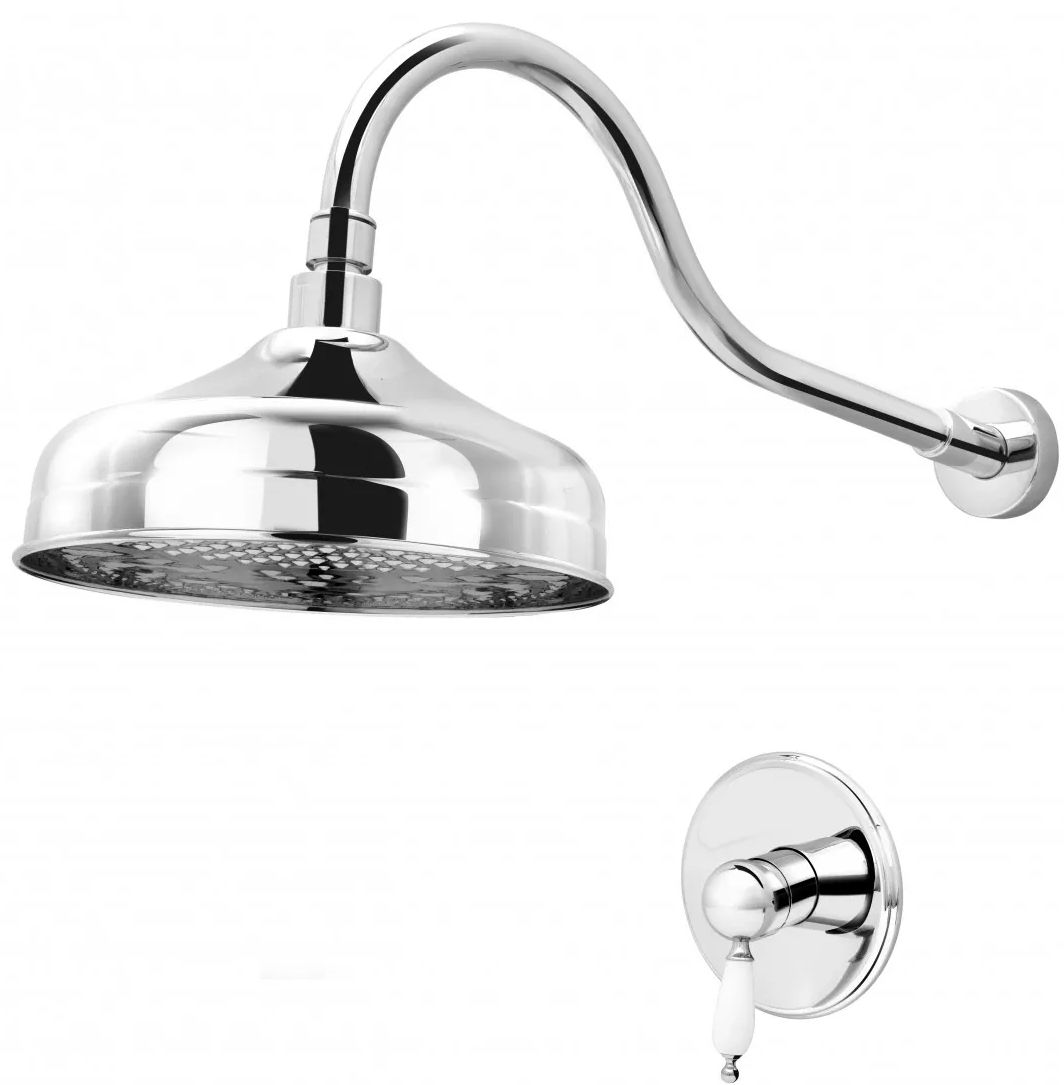 FDesign Lacrima Duschset Unterputz mit Regenbrause chrom FD1-LRA-7PASET2-11