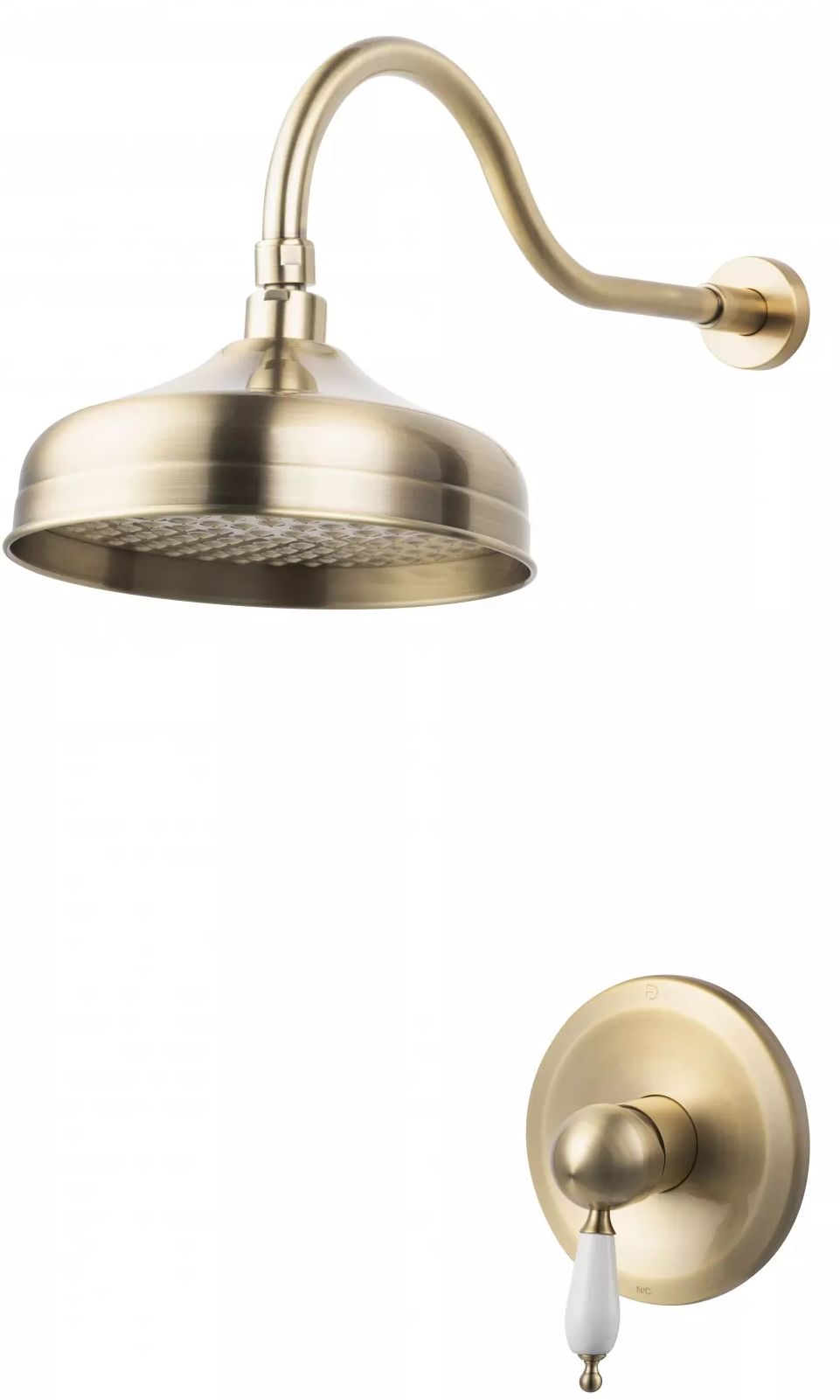 FDesign Lacrima Duschset Unterputz mit Regenbrause || FD1-LRA-7PASET2-66