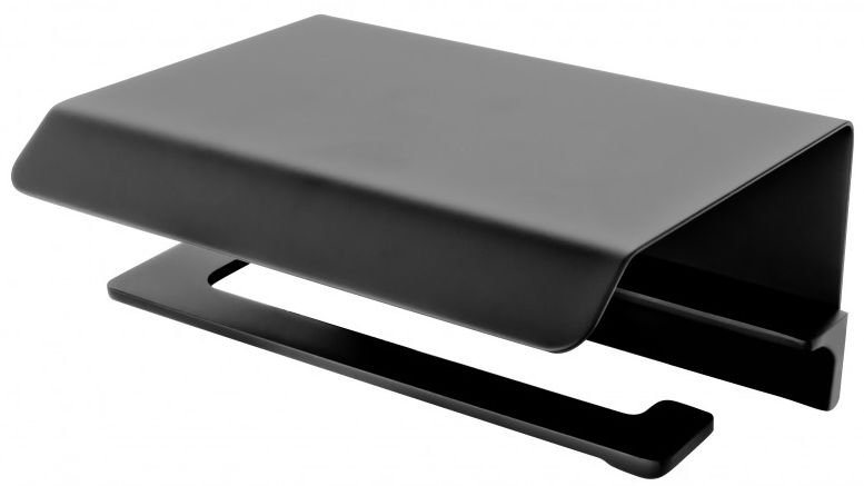 FDesign Piazza Klopapierhalterung schwarz FD6-PZA-10-22