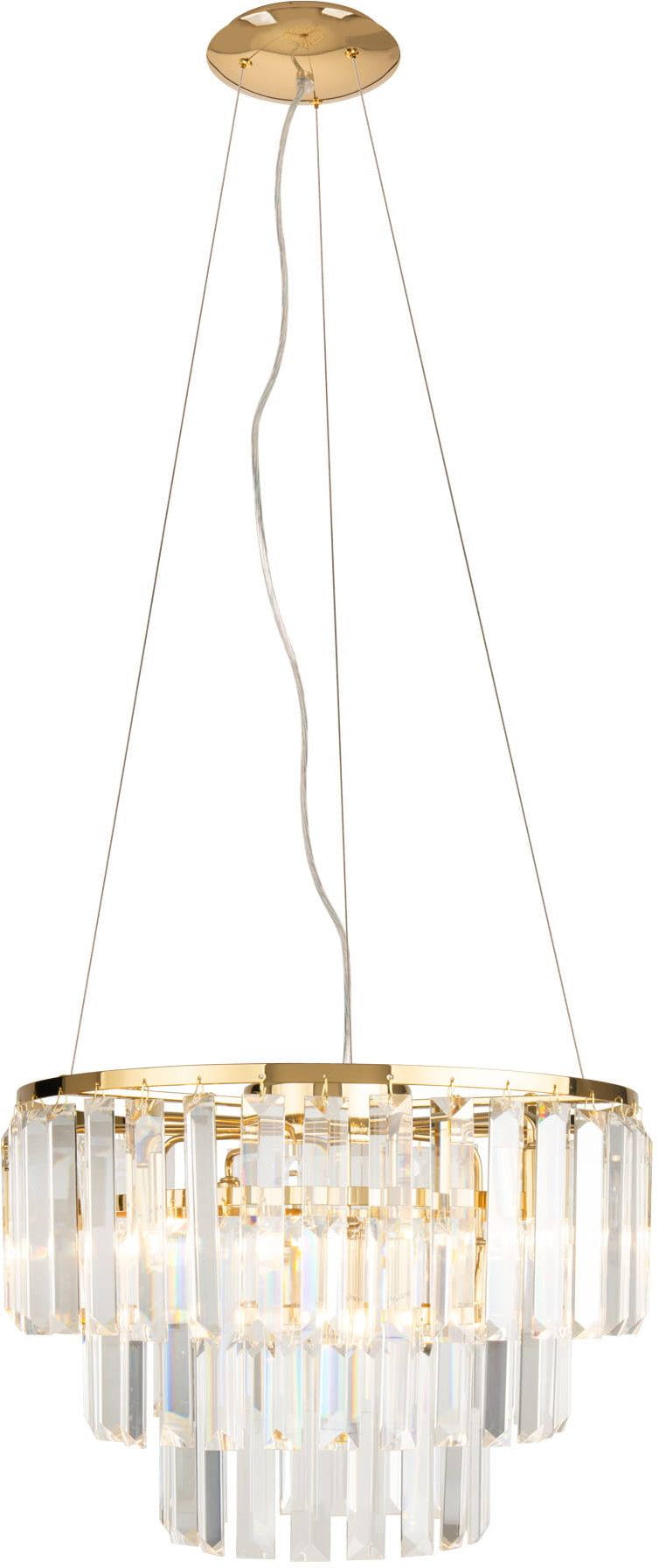 MaxLight Monaco Pendelleuchte x40 W gold P0423