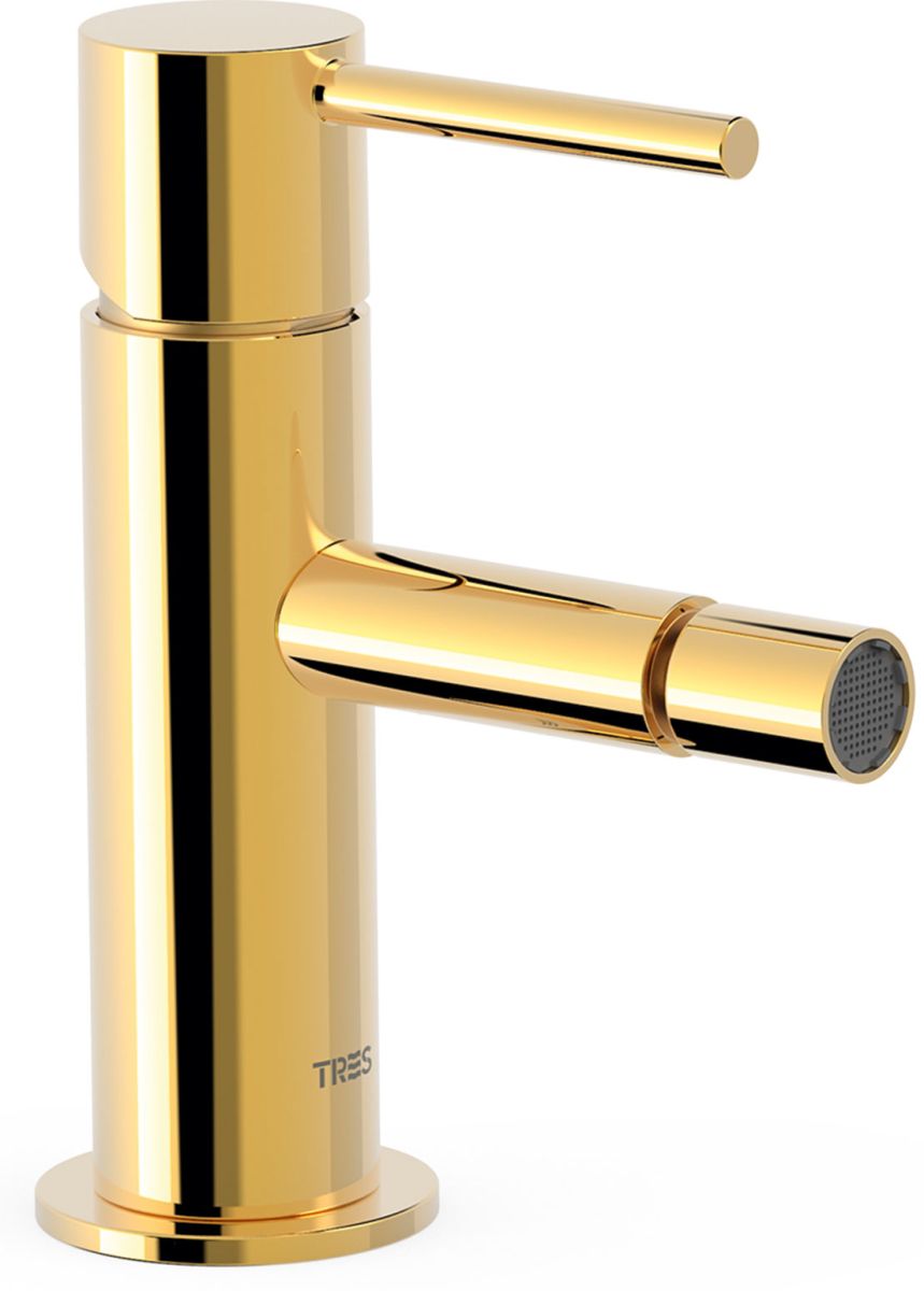 Tres Study Exclusive Bidet-Wasserhahn stehend gold 06212001OR