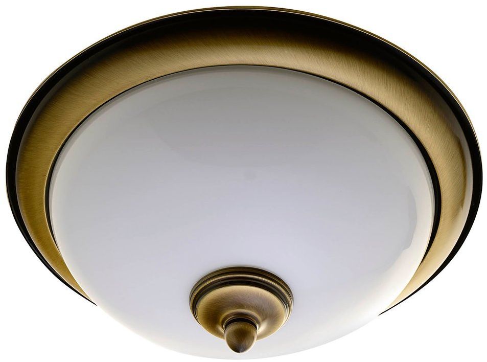 Sapho Gloster Decke 1x40 W weiß-braun AU514