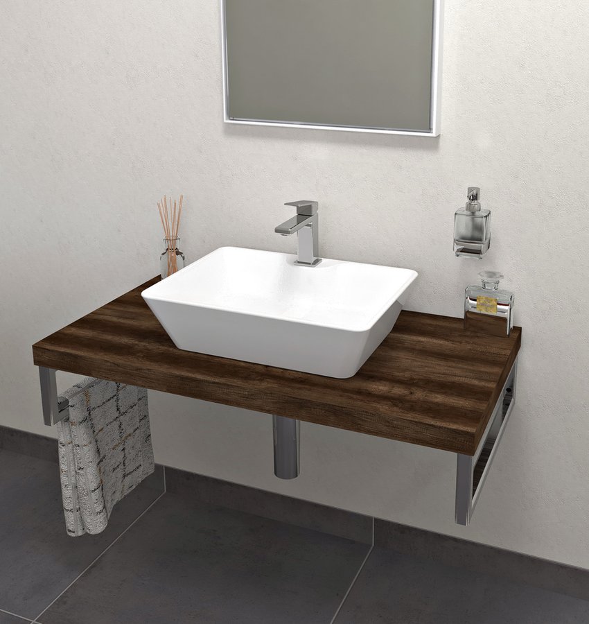 Sapho Avice Arbeitsplatte 60x49.5 cm eiche AV0611