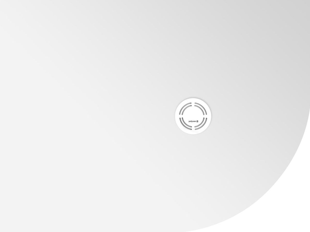 Polysan Flexia Halbrunde Duschwanne 120x90 cm weiß 91371