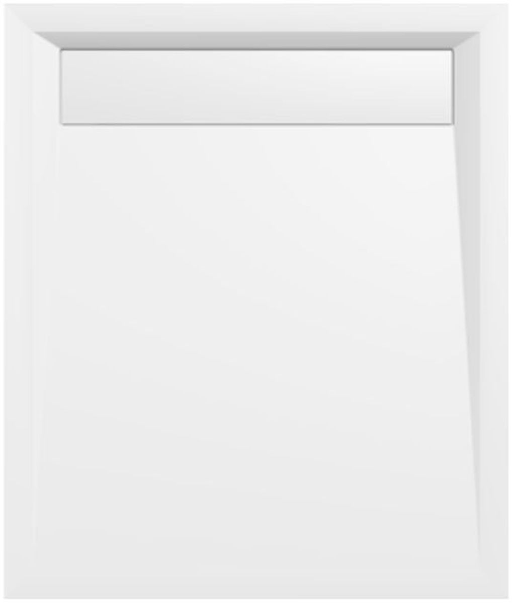 Polysan Varesa Rechteckige Duschwanne 100x80 cm weiß 71605