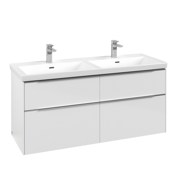 Villeroy & Boch Subway 3.0 Kabinett 127.2x46.2x57.6 cm Unterschrank hängend weiß C568L0VE