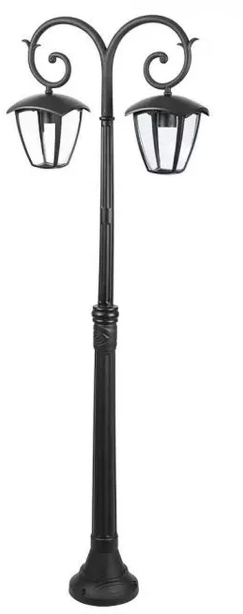 V-TAC Stehleuchte für den Außenbereich 2x60 W schwarz 7061