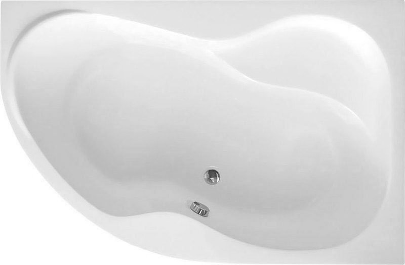Aqualine Cidlina Eckbadewanne 159x105 cm rechtsseitig weiß G3614