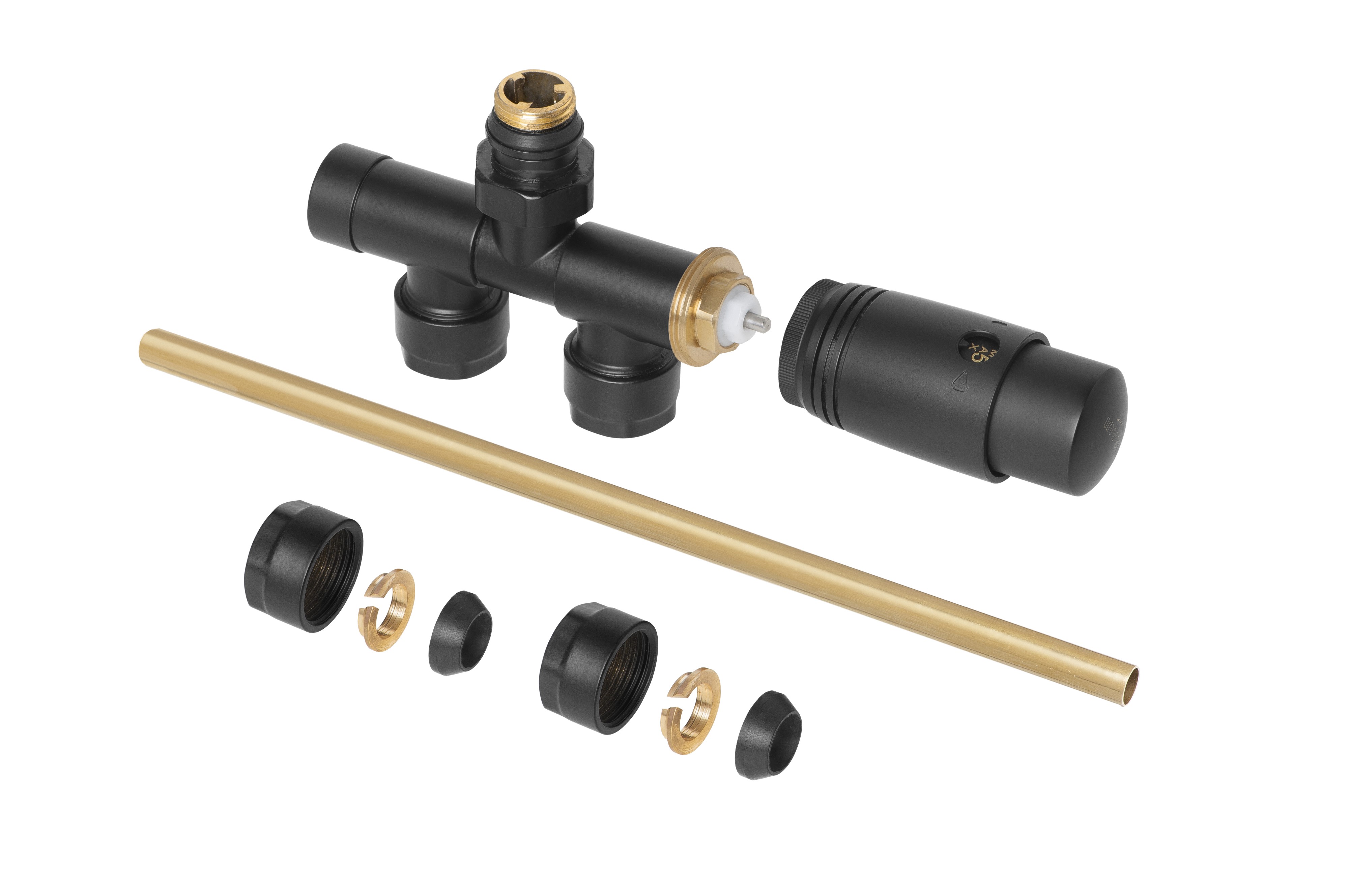 Invena PROV Thermostatset schwarz CZ87C15