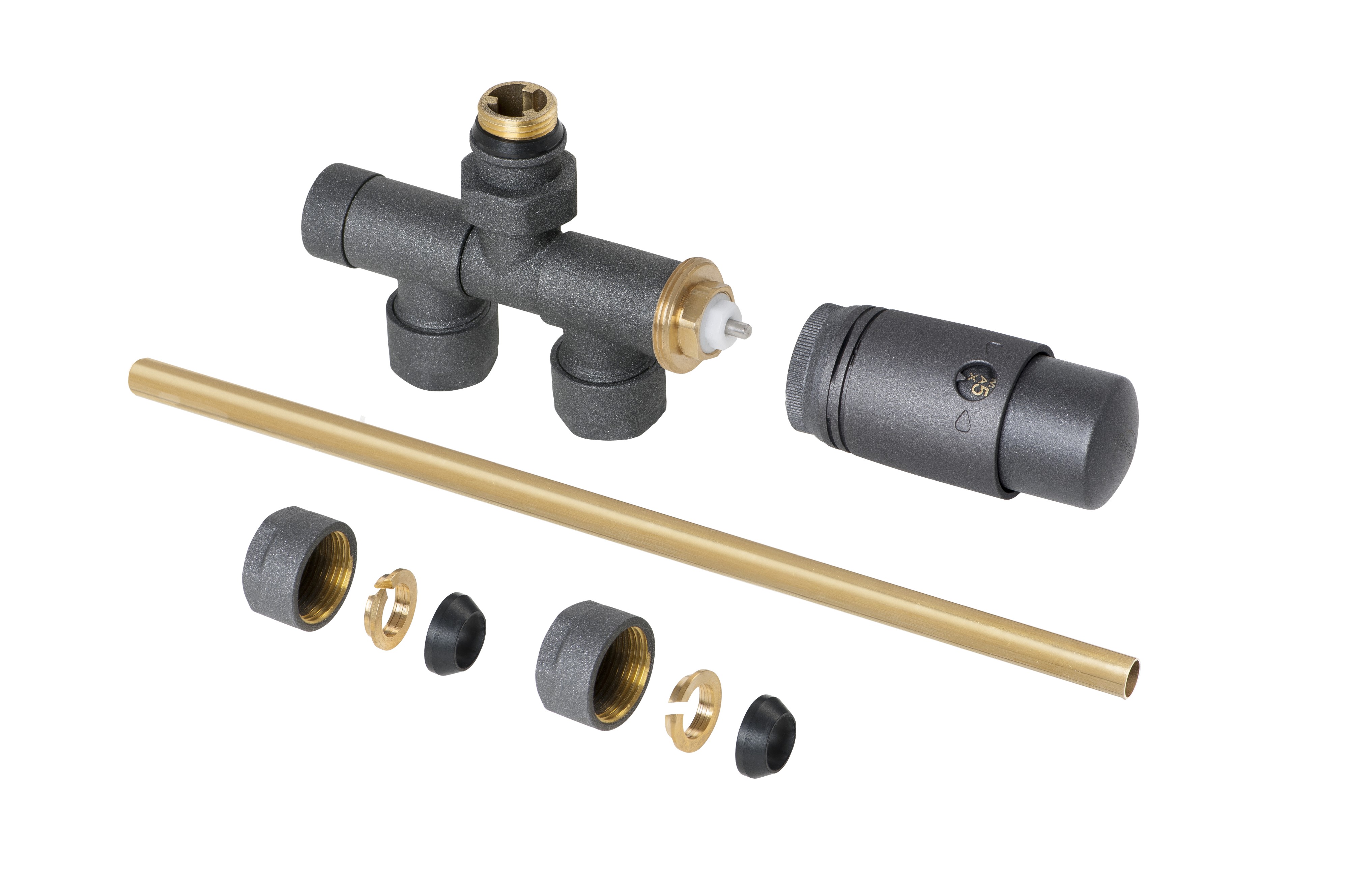 Invena PROV Thermostatset graphit CZ87G15