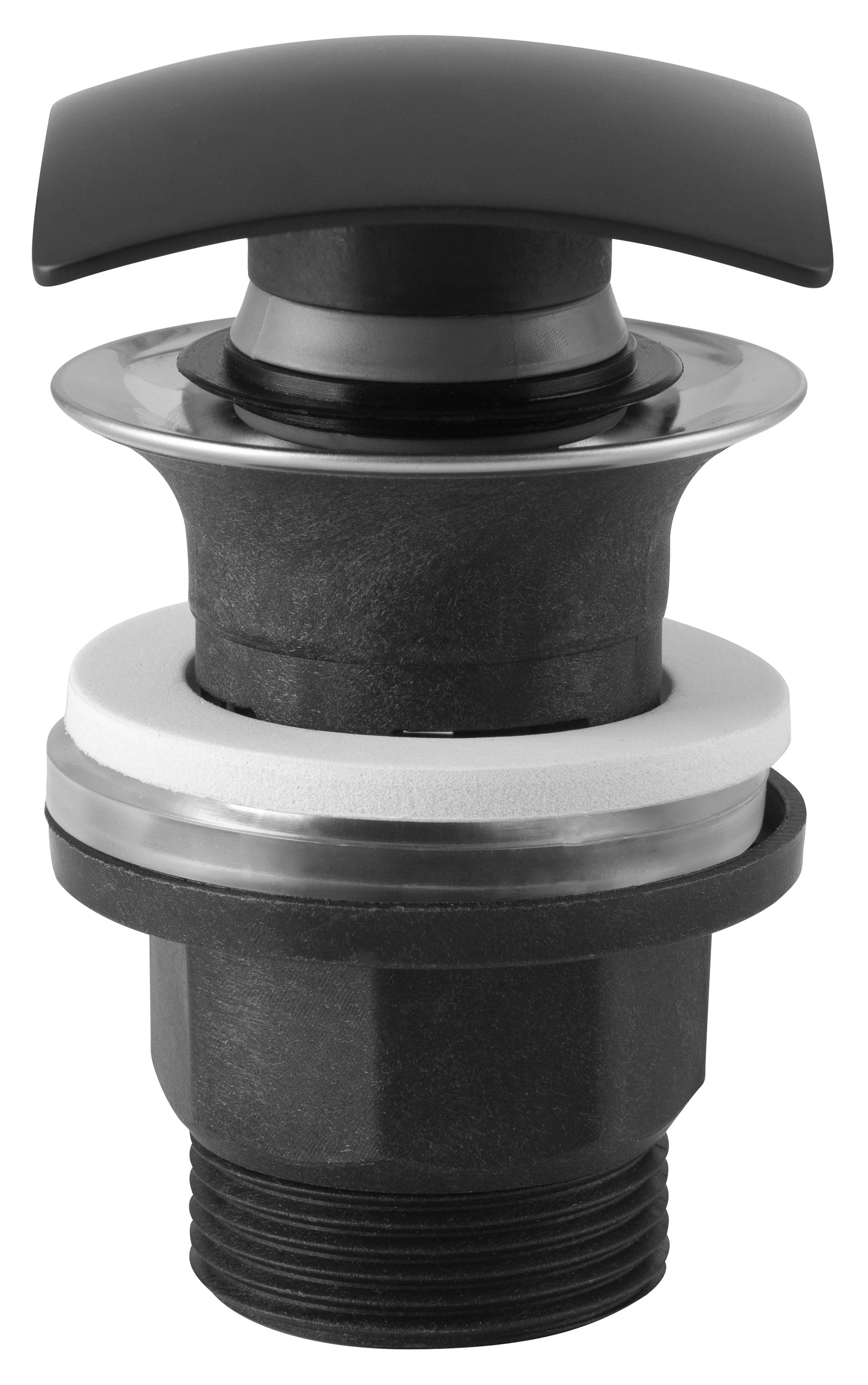 Ferro Waschbeckenstöpsel schwarz S290BL-B