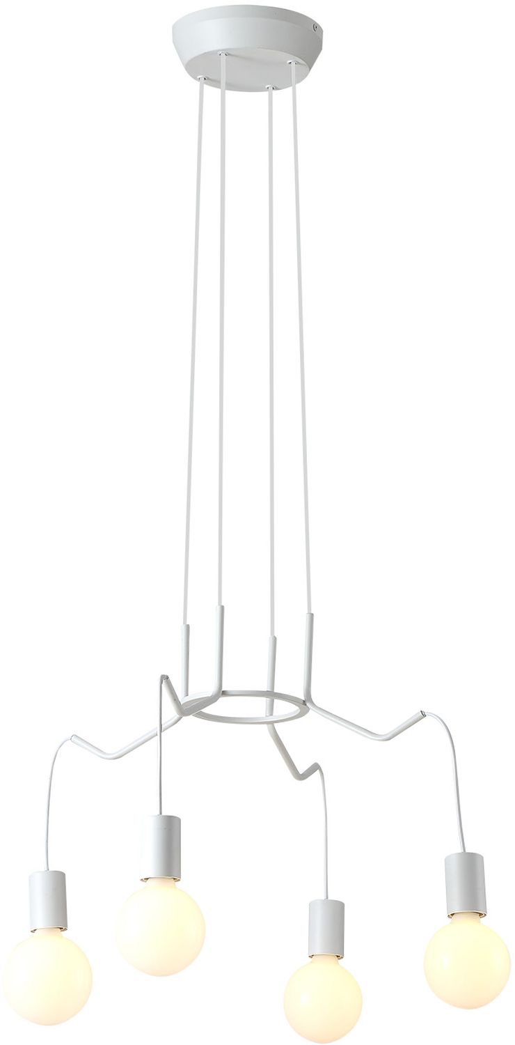 Candellux Basso Pendelleuchte 4x40 W weiß 34-71002