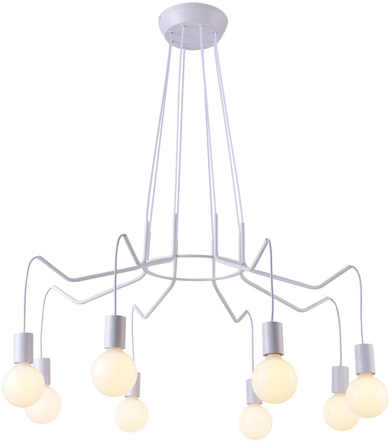 Candellux Basso Pendelleuchte x40 W weiß 38-71040