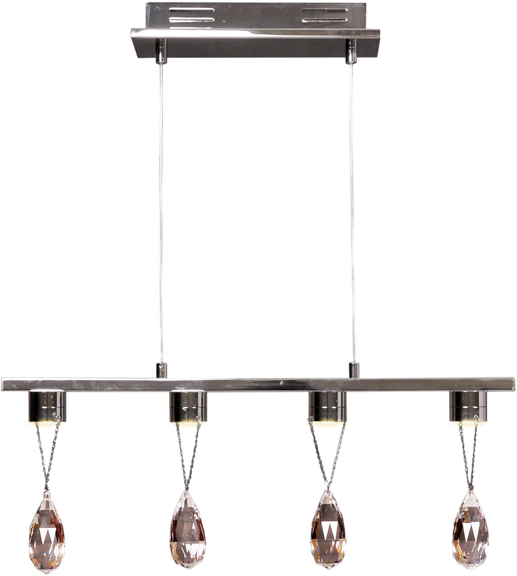 Candellux Prisma Pendelleuchte 4x3 W chrom 34-25708