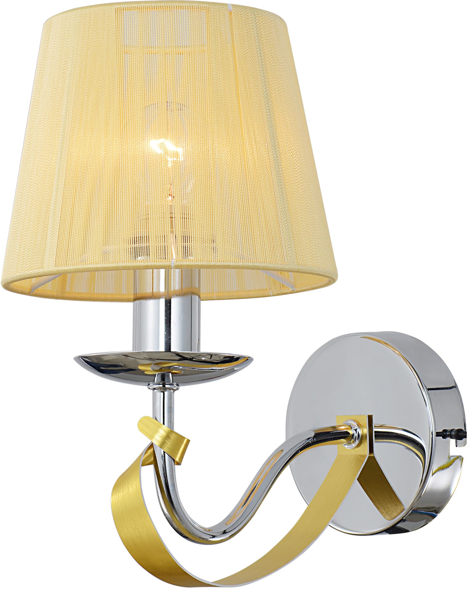 Candellux Diva Leuchter 1x40 W chrom-gold 21-55040
