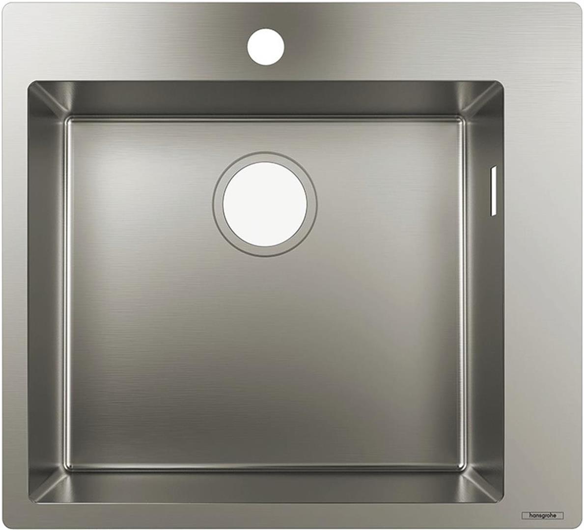 Hansgrohe S 71 stahlspüle 55x50 cm 43301800