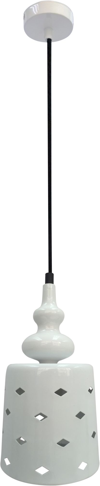 Candellux Hamp Pendelleuchte 1x60 W weiß 31-51905