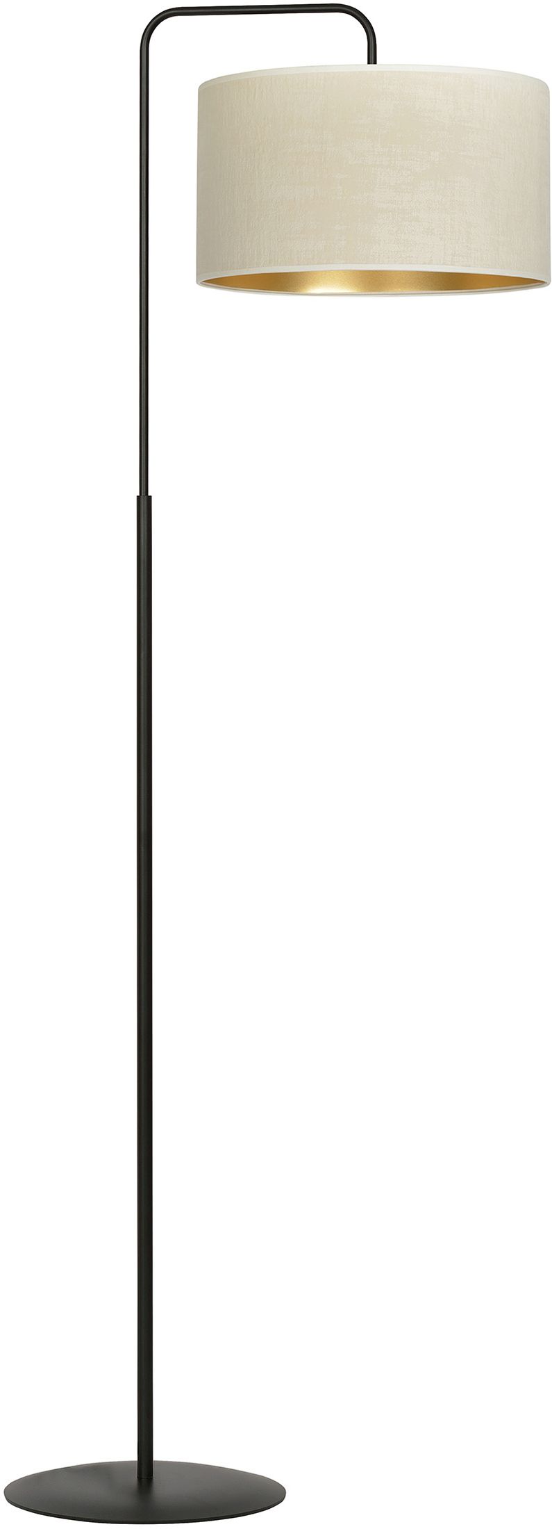 Emibig Hilde Stehlampe 1x15 W weiß-schwarz-gold 1052/LP1