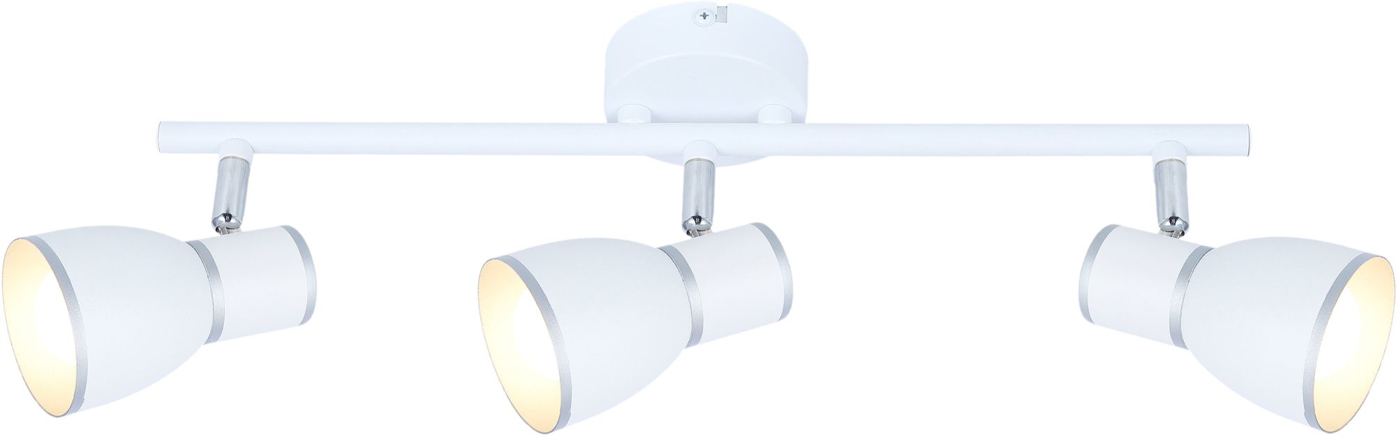 Candellux Fido Deckenlampe 3x40 W weiß-chrom 93-63403