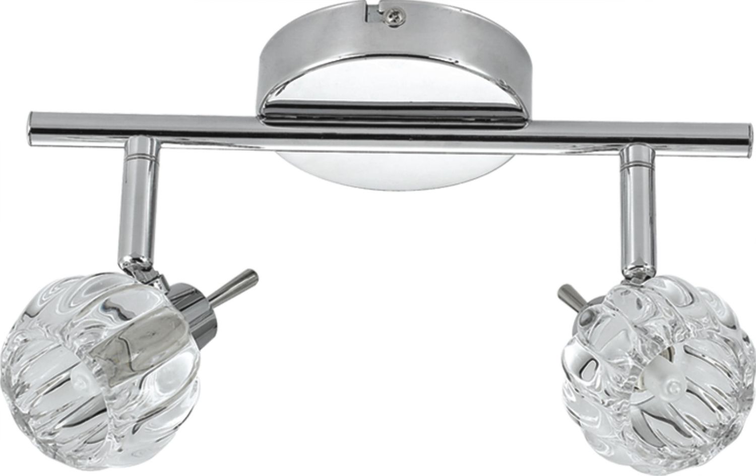 Candellux Bombola Deckenlampe 2x40 W chrom-kristall 92-70296