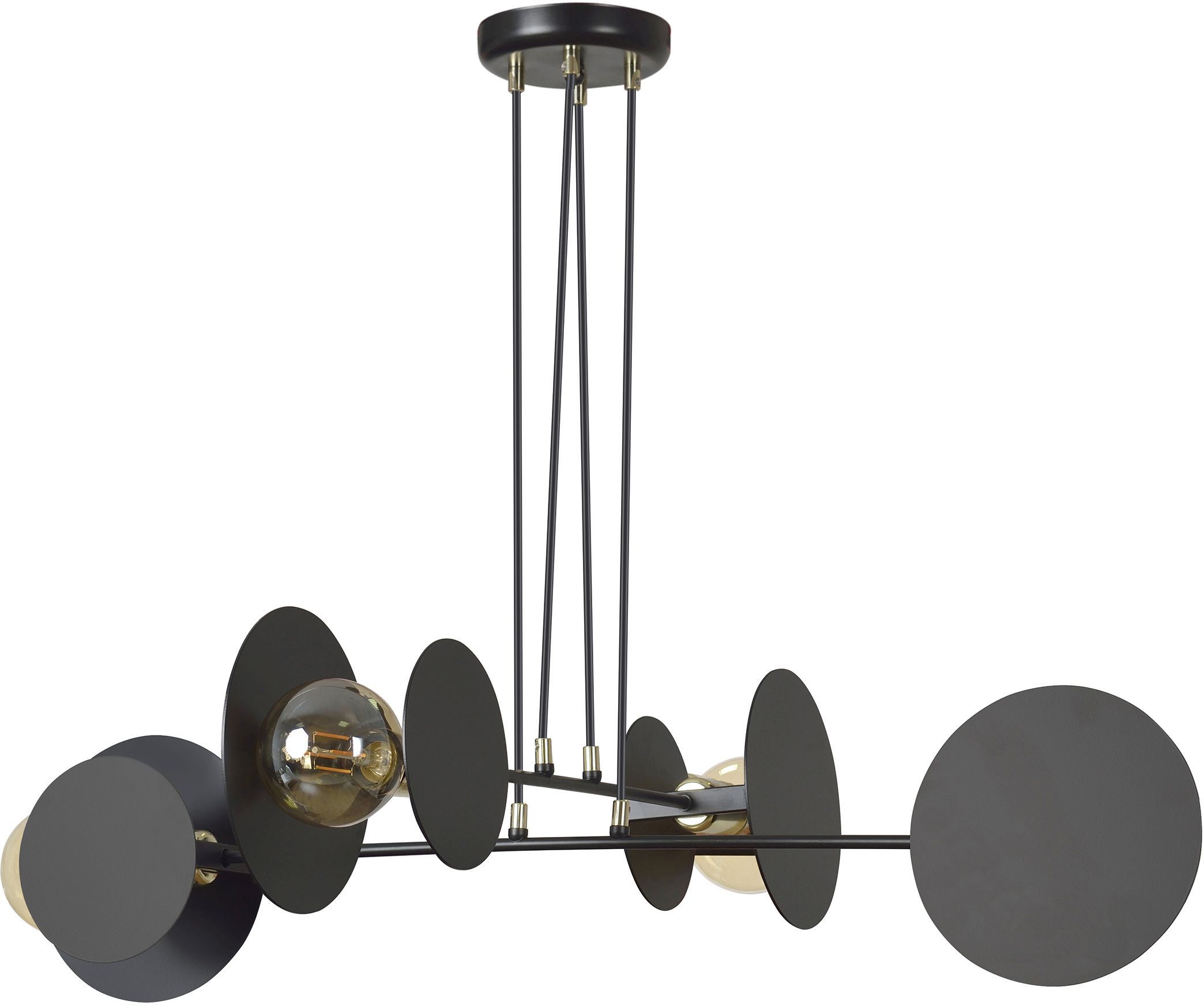 Emibig Idea Pendelleuchte 4x15 W schwarz 792/4