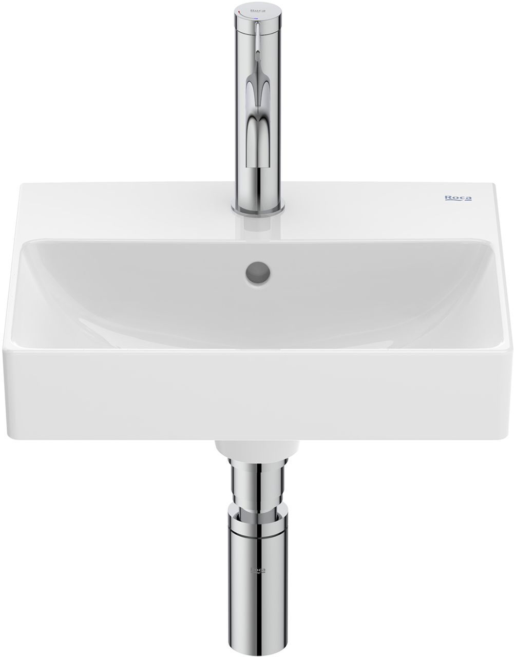 Roca Ona waschbecken 40x32 cm rechteckig klassisch weiß A32768D000