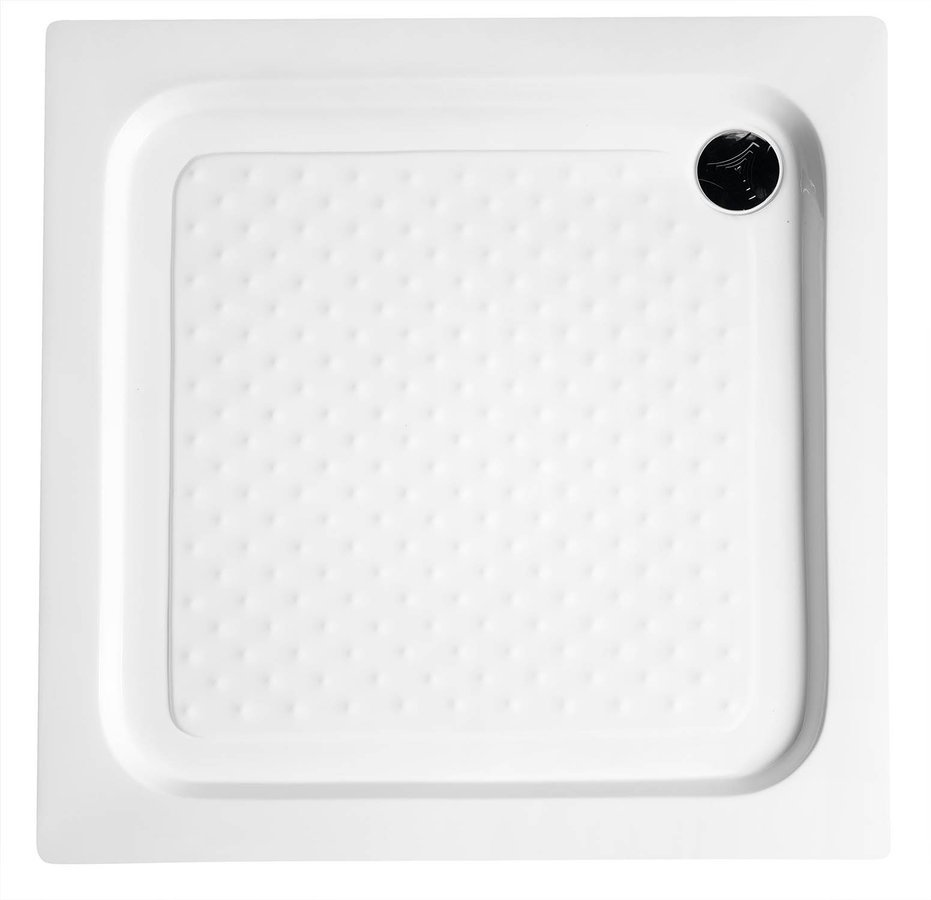 Aqualine Quadratische Duschwanne 80x80 cm weiß BTTQ80