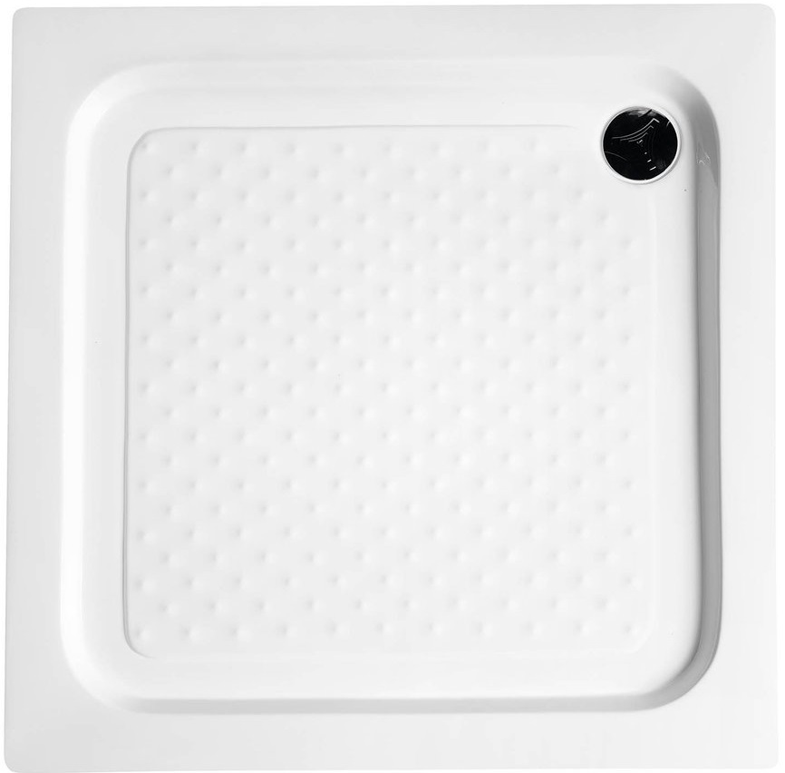 Aqualine Quadratische Duschwanne 90x90 cm weiß BTTQ90