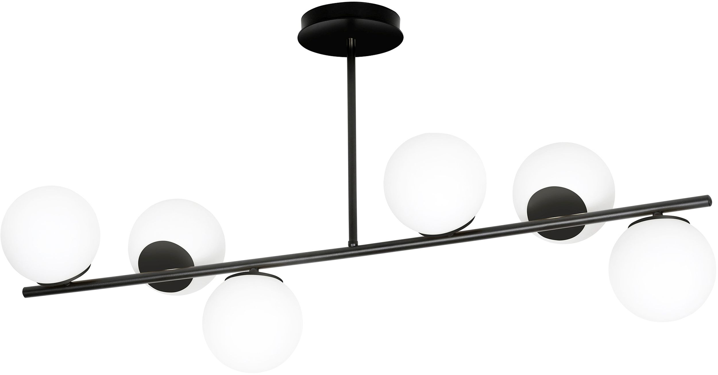 Emibig Bior Deckenlampe 6x10 W schwarz 1020/6