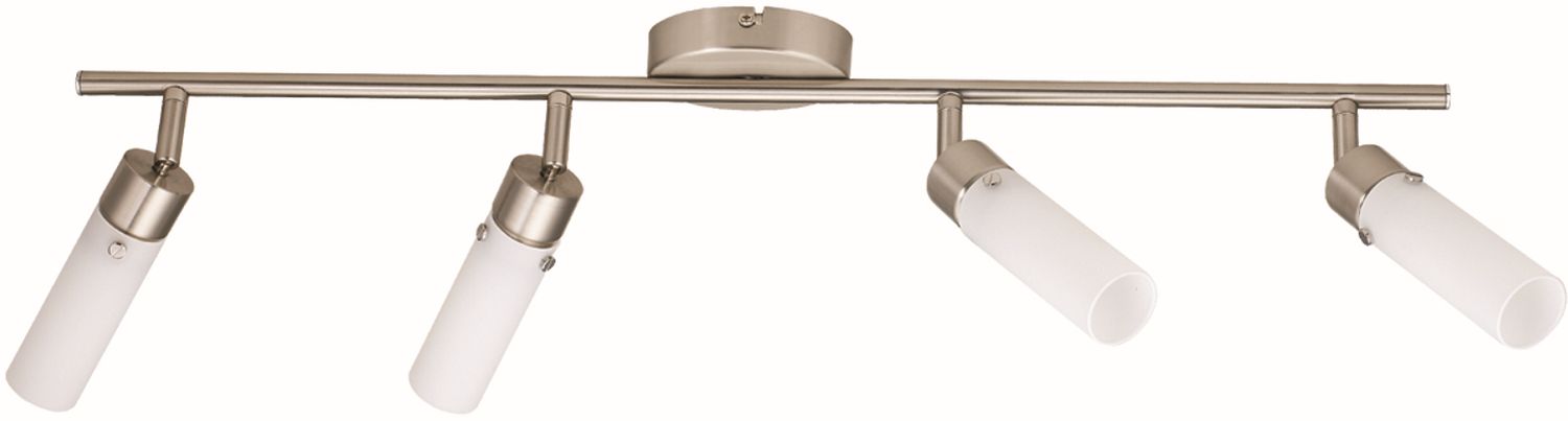 Candellux Concordia Deckenlampe 4x9 W weiß-nickel 94-14262