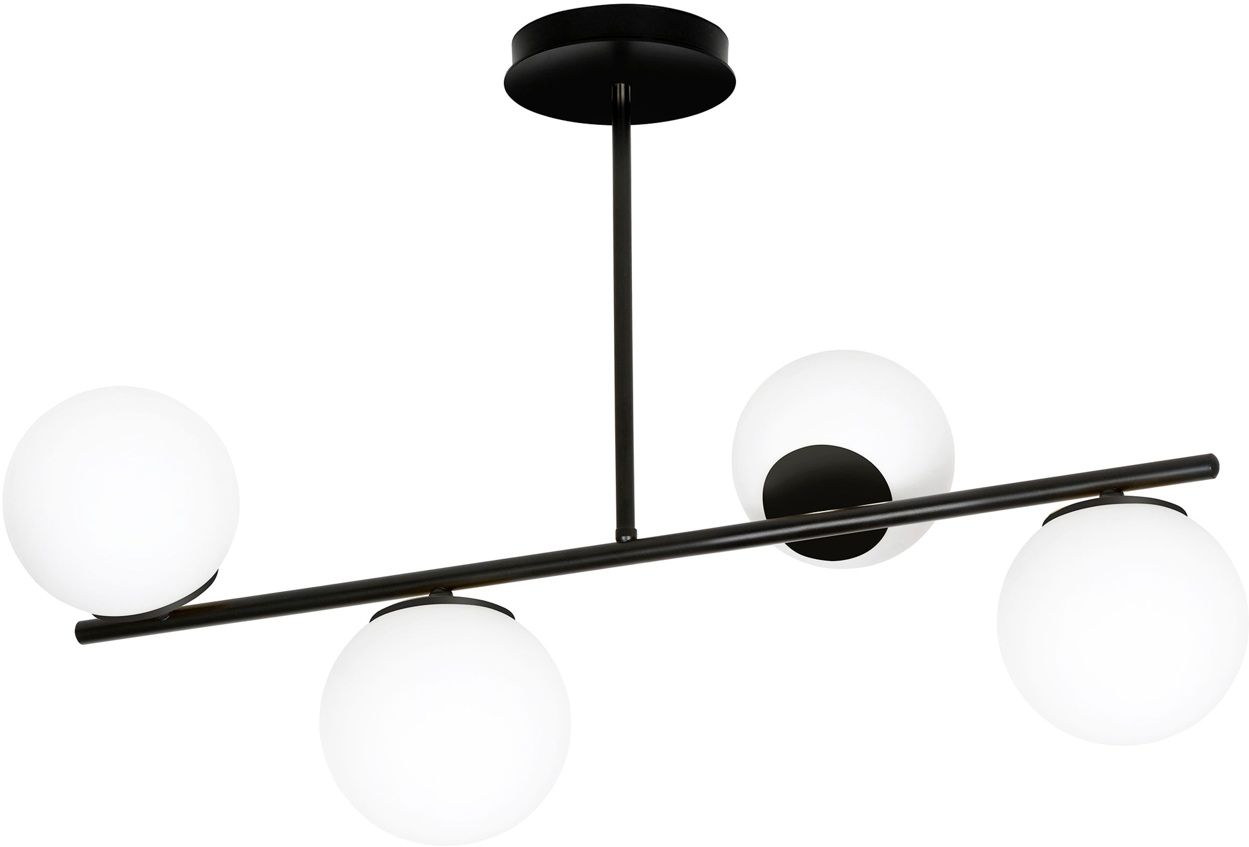 Emibig Bior Deckenlampe 4x10 W schwarz 1020/4