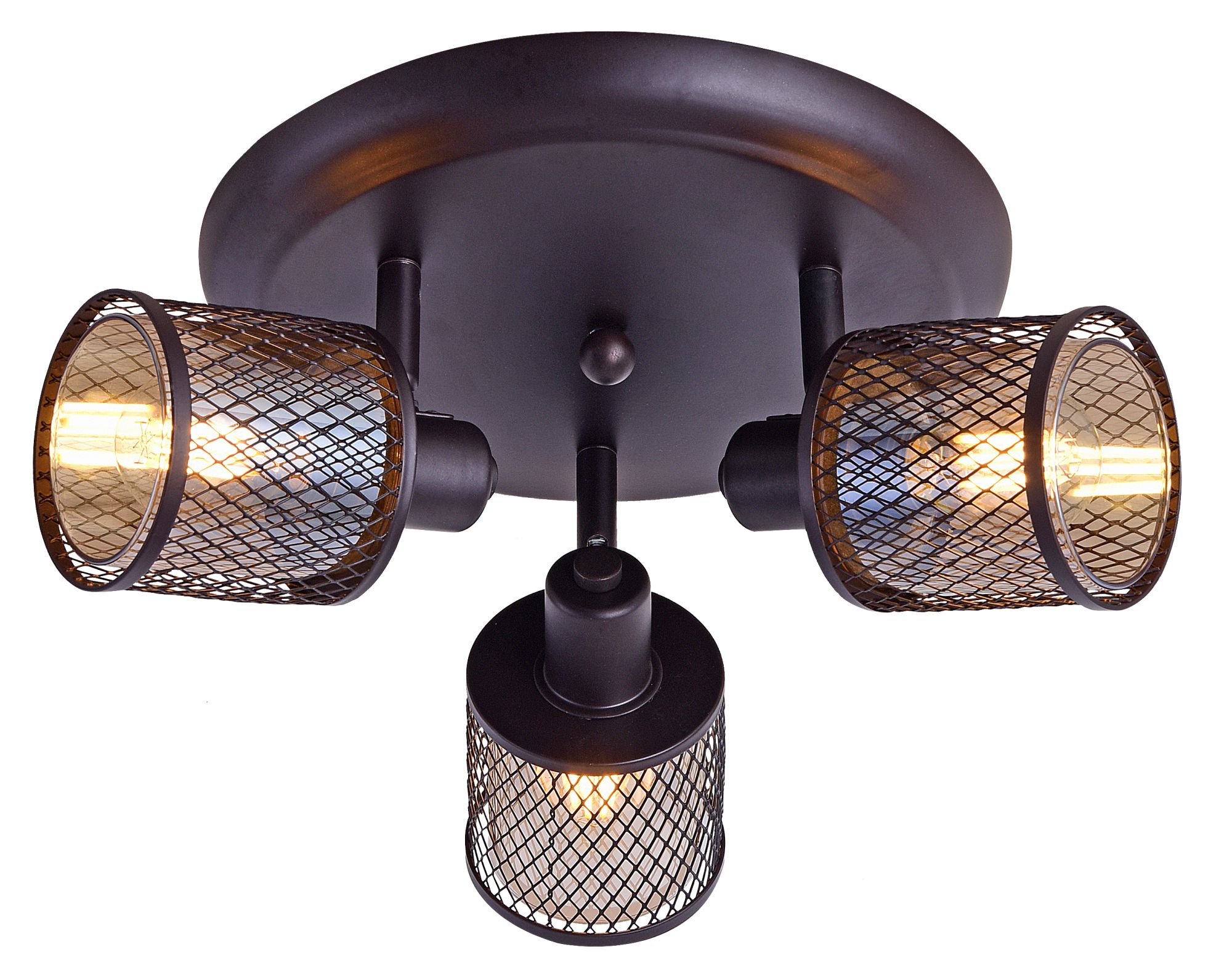 Candellux Canabera Deckenlampe 3x40 W bernstein-braun 98-83098