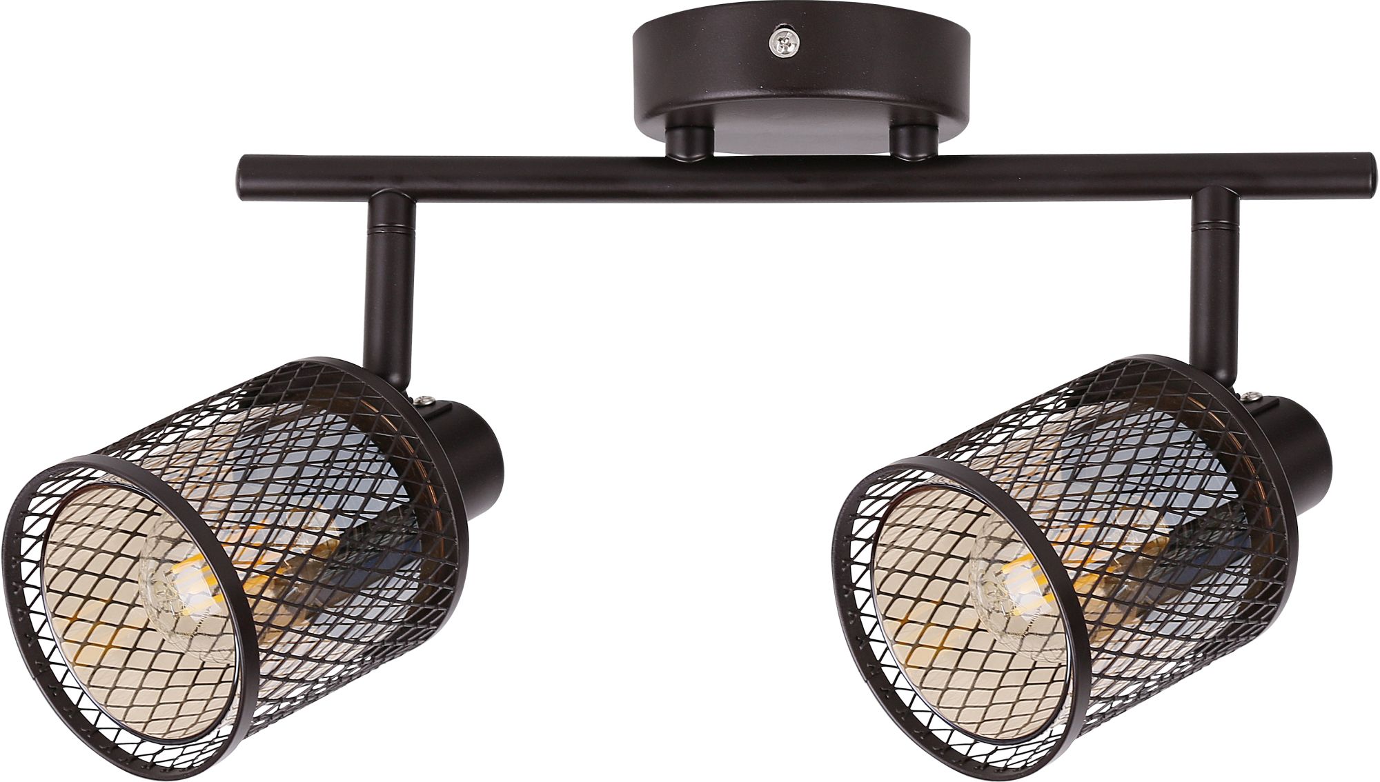 Candellux Canabera Deckenlampe 2x40 W bernstein-braun 92-81766