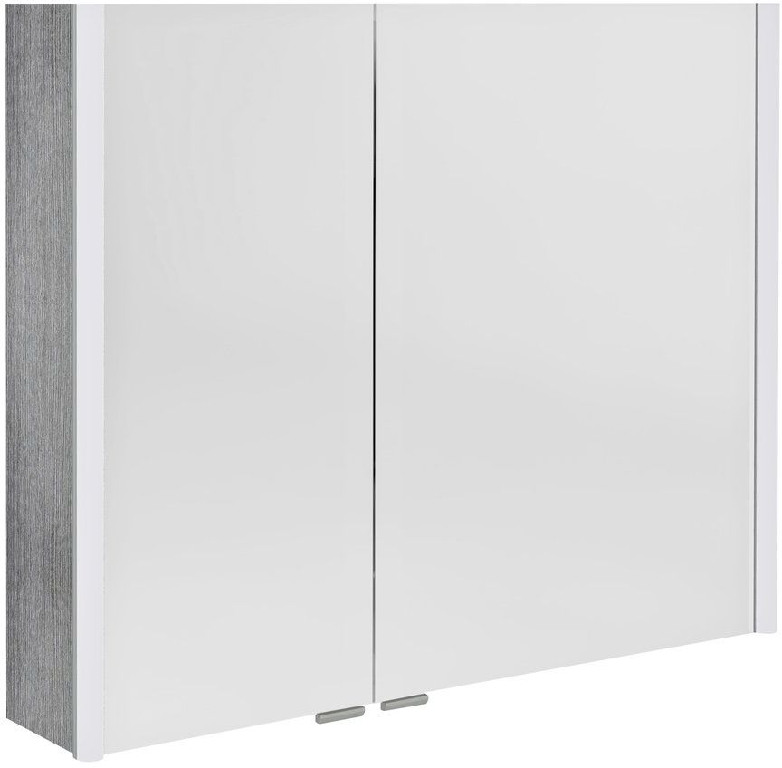 Sapho Alix Kabinett 86x17.5x70 cm Spiegelschrank grau-eiche AX186-0011
