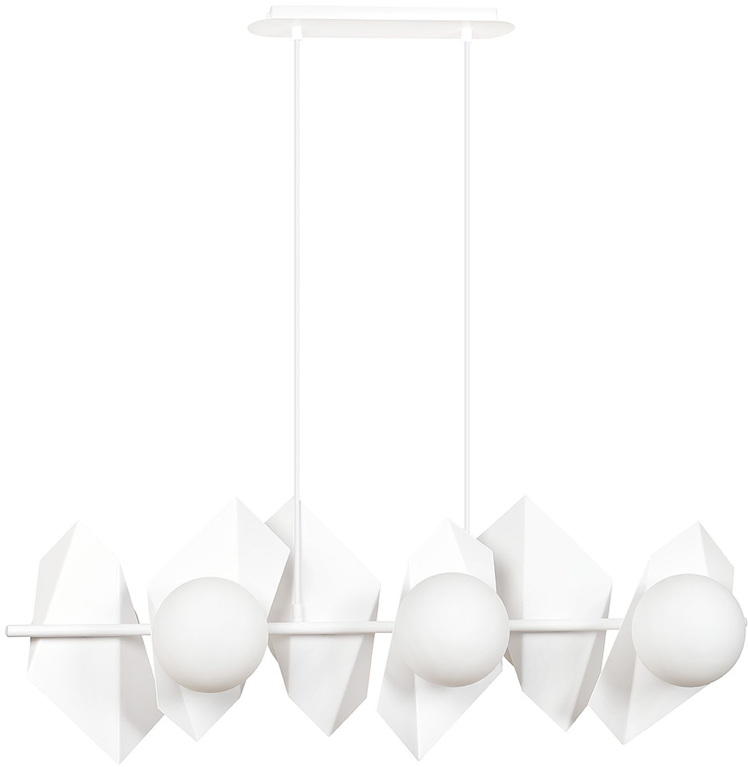 Emibig Drifton Pendelleuchte 6x10 W weiß 637/6