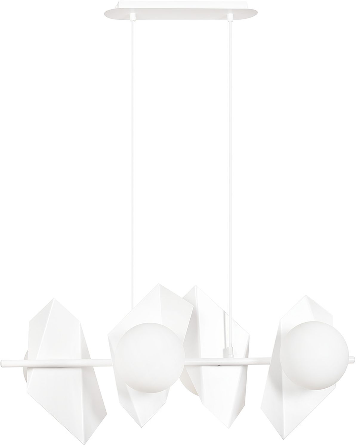 Emibig Drifton Pendelleuchte 4x10 W weiß 637/4