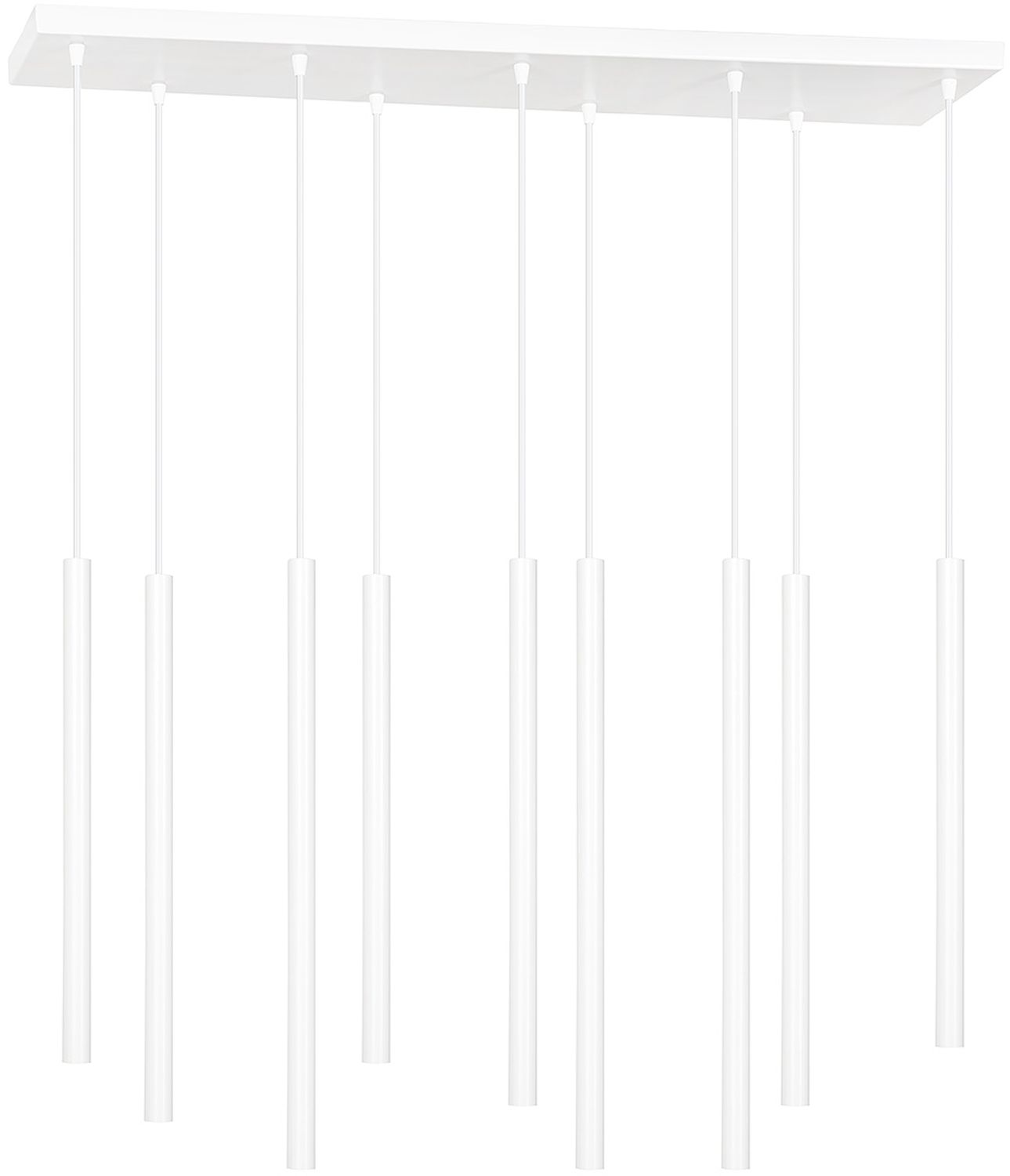 Emibig Selter Pendelleuchte x8 W weiß 553/9