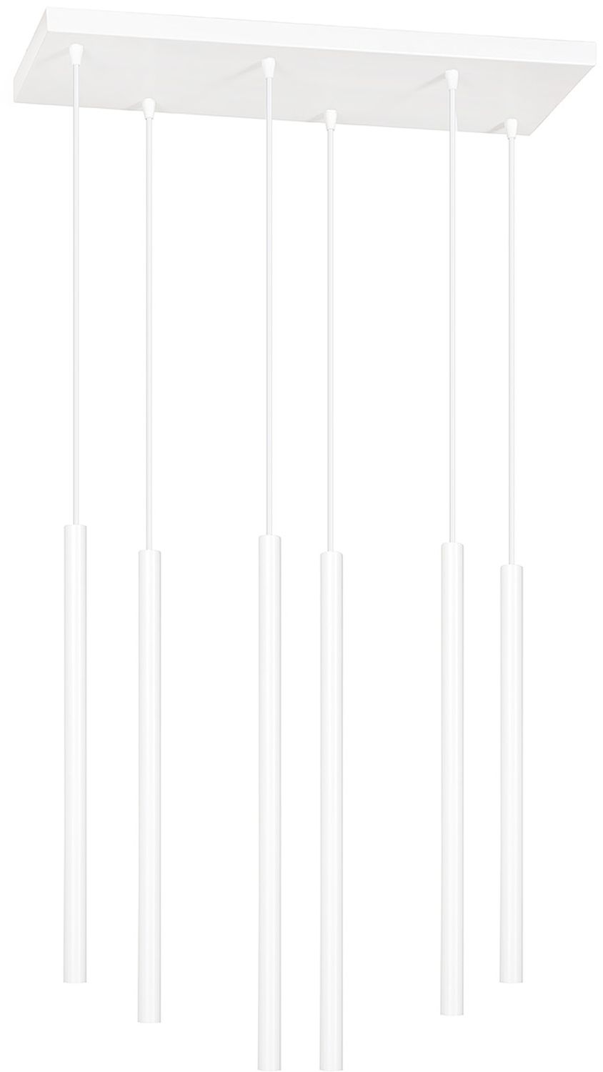 Emibig Selter Pendelleuchte 6x8 W weiß 553/6