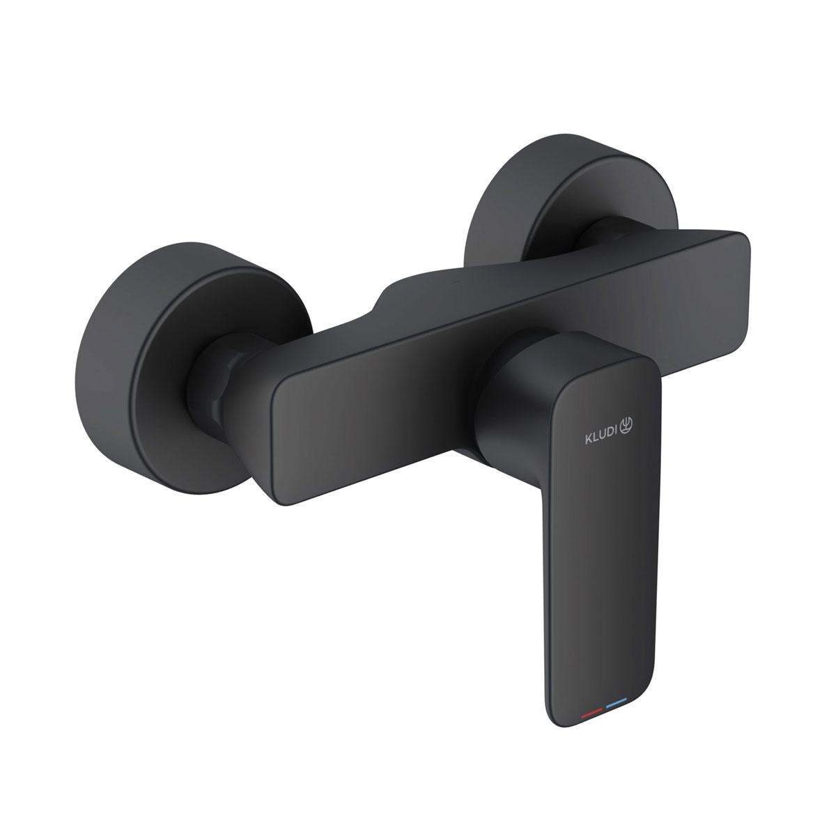 Kludi Pure&Style Duschbatterie Wandmontage schwarz 408413975