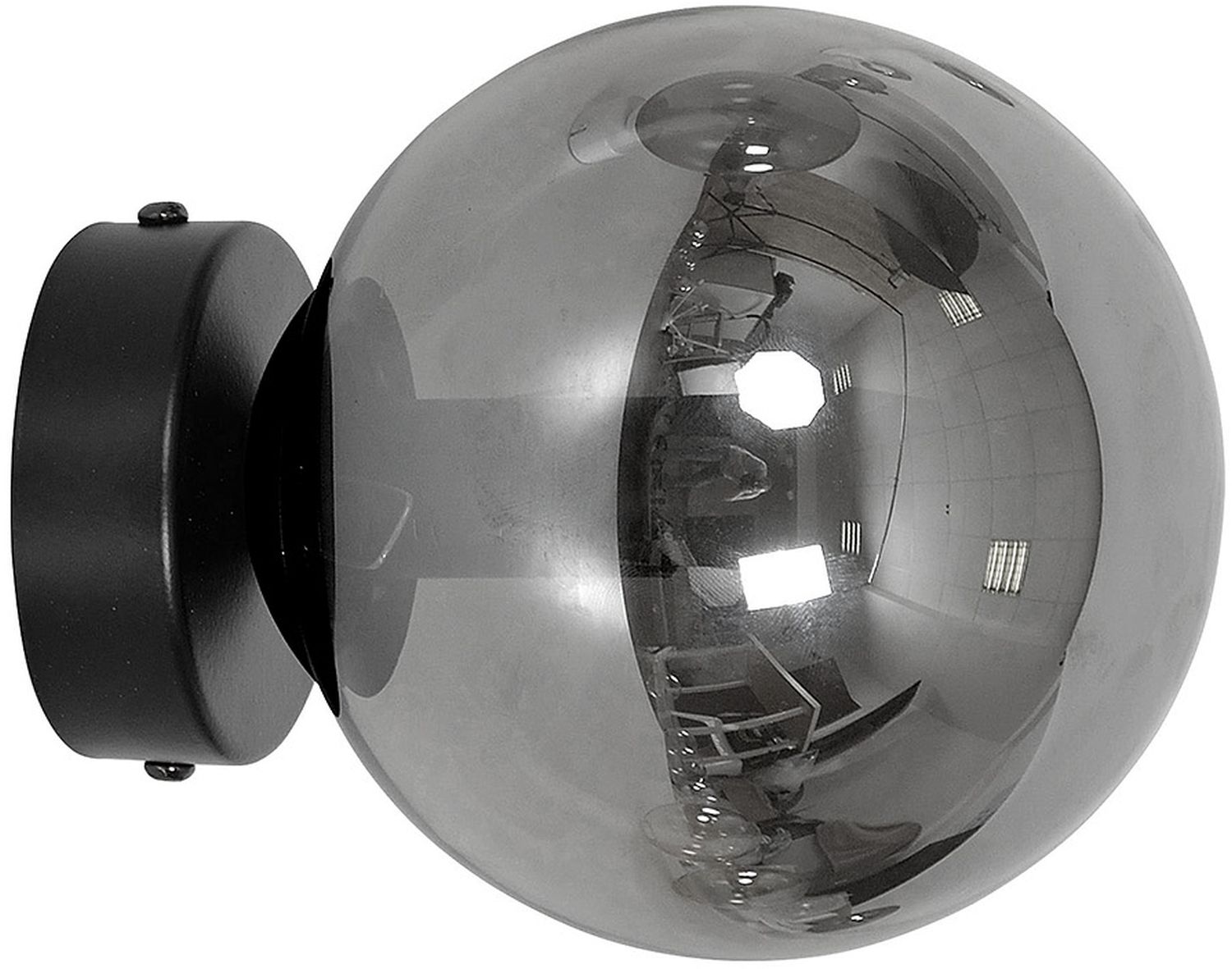 Emibig Rossi Leuchter 1x10 W schwarz-graphit 875/K1